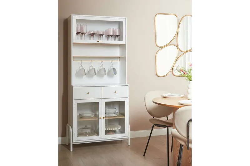 Vitrinikaappi Parlin - Säilytys - Kaappi - Vitriini