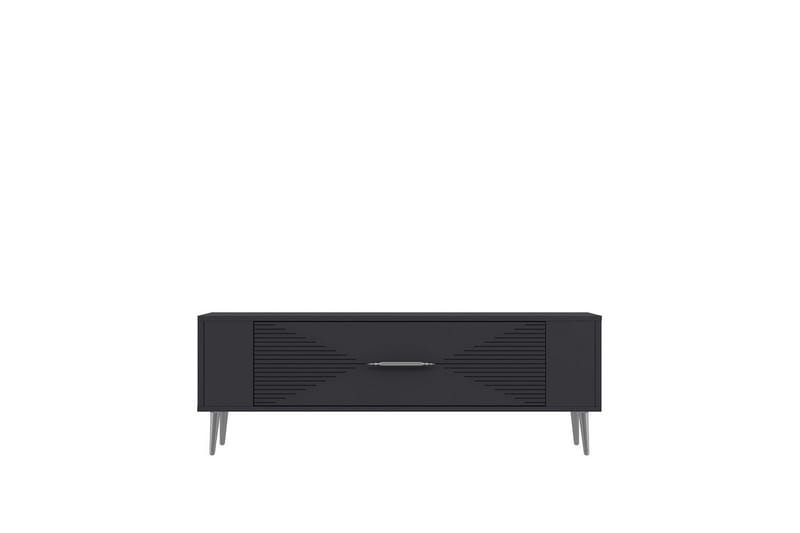 Vornis TV-taso 120 cm - Antrasiitti/Hopea - Huonekalut - TV- & Mediakalusteet - Tv taso & Mediataso