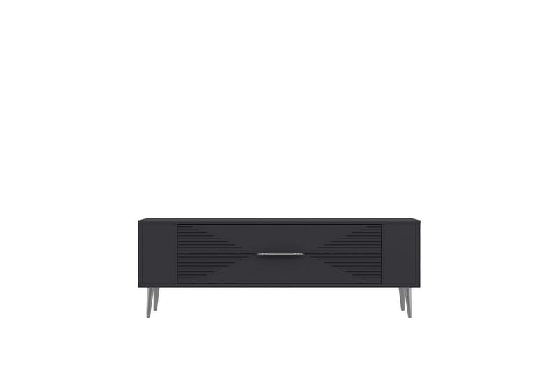 Vornis TV-taso 120 cm - Antrasiitti/Hopea - Huonekalut - TV- & Mediakalusteet - Tv taso & Mediataso