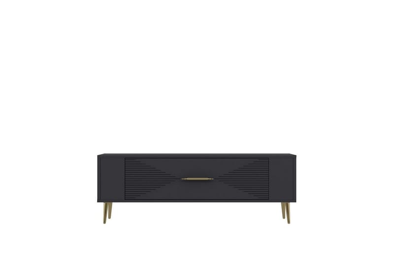 Vornis TV-taso 120 cm - Antrasiitti/Keltainend - Huonekalut - TV- & Mediakalusteet - Tv taso & Mediataso