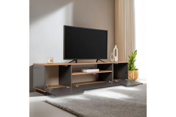 Meni TV-taso 180 cm - Luonnonväri/Antrasiitti - Huonekalut - TV- & Mediakalusteet - Tv taso & Mediataso