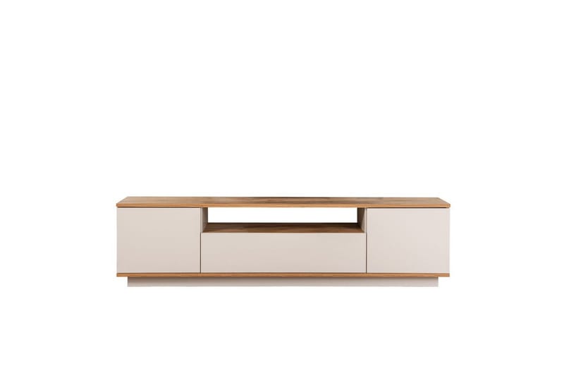 Meni TV-taso 180 cm, Luonnonväri/Keltainen