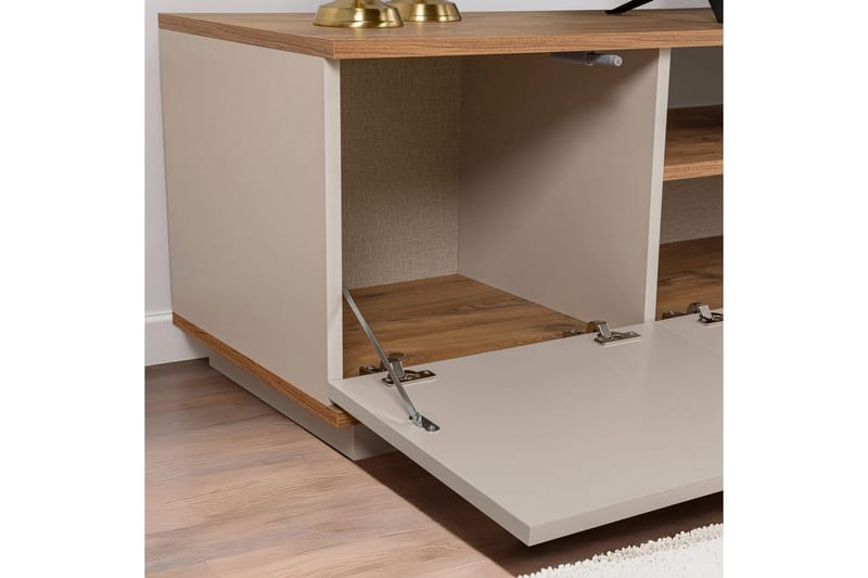 Meni TV-taso 180 cm - Luonnonväri/Keltainen - Huonekalut - TV- & Mediakalusteet - Tv taso & Mediataso