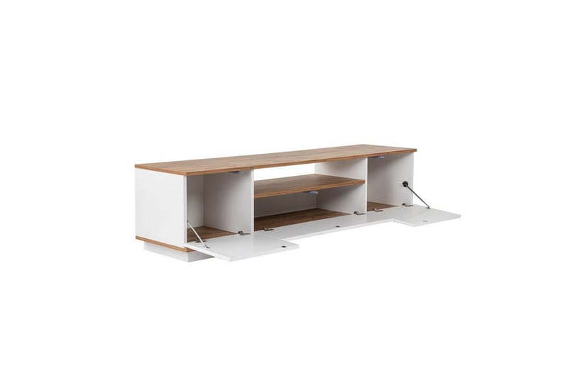 Meni TV-taso 180 cm - Luonnonväri/Valkoinen - Huonekalut - TV- & Mediakalusteet - Tv taso & Mediataso