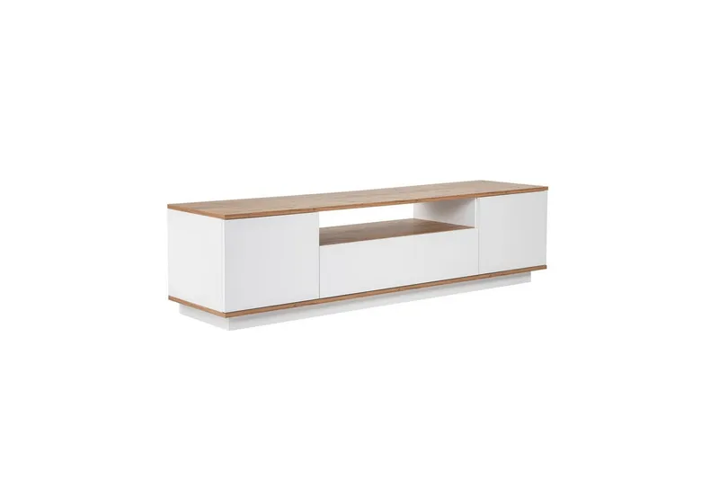 Meni TV-taso 180 cm - Luonnonväri/Valkoinen - Huonekalut - TV- & Mediakalusteet - Tv taso & Mediataso
