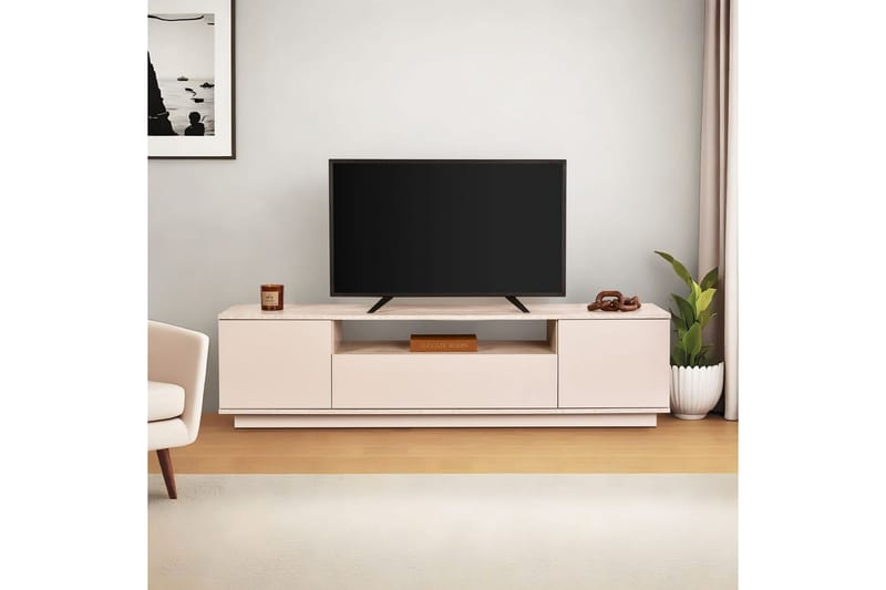 Meni TV-taso 180 cm - Tummanruskea/Taupe - Huonekalut - TV- & Mediakalusteet - Tv taso & Mediataso