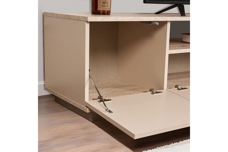 Meni TV-taso 180 cm - Tummanruskea/Taupe - Huonekalut - TV- & Mediakalusteet - Tv taso & Mediataso