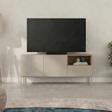 Morlen TV-taso 140 cm - Santstone ja luonnontammi - Huonekalut - TV- & Mediakalusteet - Tv taso & Mediataso