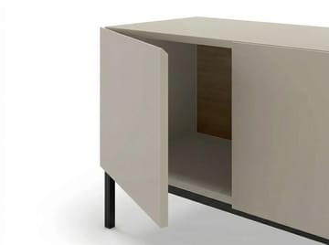 Morlen TV-taso 180x55x41,8 cm - hiekkakivi, luonnontammi ja musta - Huonekalut - TV- & Mediakalusteet - Tv taso & Mediataso