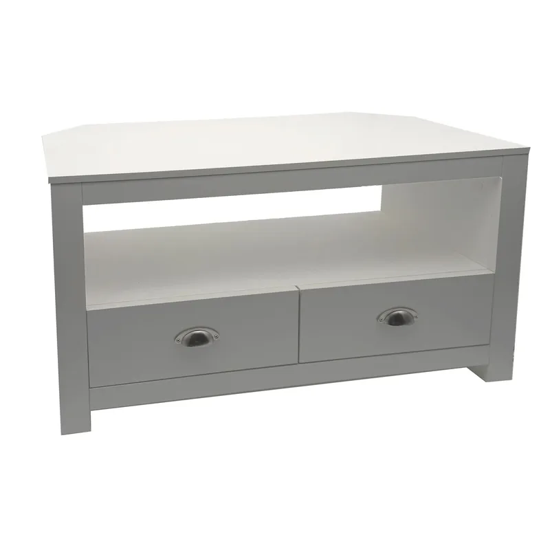 Morova-TV-taso 85 cm, Valkoinen ja hopea