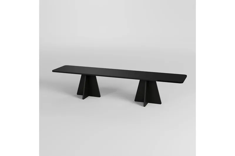 Munne Tv-taso 180 cm, Musta