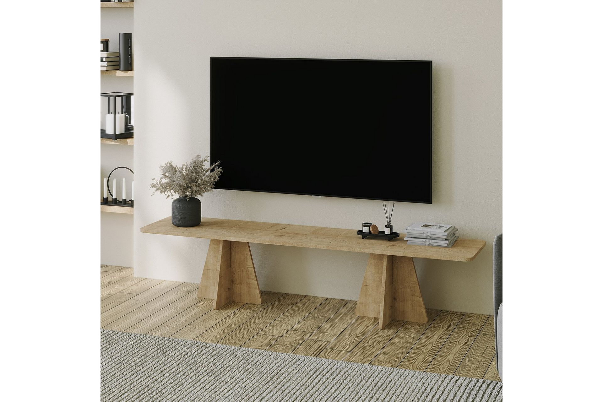 Munne Tv-taso 180 cm - Tammi - Huonekalut - TV- & Mediakalusteet - Tv taso & Mediataso