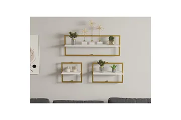 Muroran Seinälevy 80x80 cm - Valkoinen/Keltainend - Talo & remontointi - Keittiö & kylpyhuone - Keittiö & kodinhoitohuone - Keittiön sisustus - Keittiöhylly