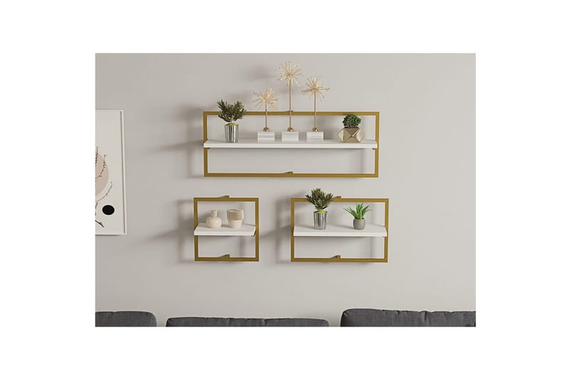 Muroran Seinälevy 80x80 cm - Valkoinen/Keltainend - Talo & remontointi - Keittiö & kylpyhuone - Keittiö & kodinhoitohuone - Keittiön sisustus - Keittiöhylly