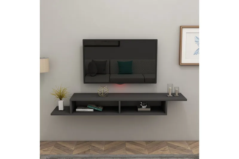 Muson Tv-taso 120 cm - Antrasiitti - Huonekalut - TV- & Mediakalusteet - Tv taso & Mediataso