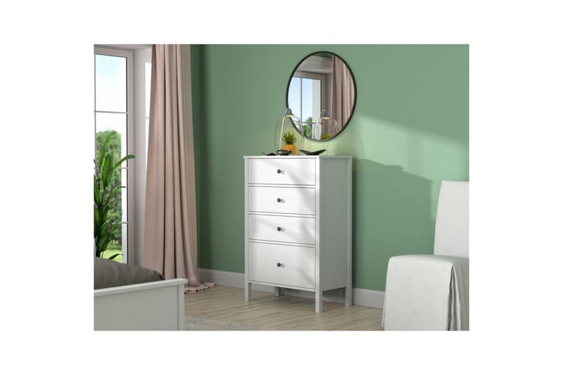 Navric TV-kaappi 77 cm - Luonnollinen/Valkoinen - Huonekalut - TV- & Mediakalusteet - TV-kaappi