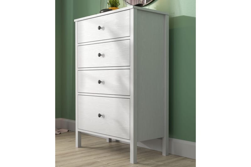 Navric TV-kaappi 77 cm - Luonnollinen/Valkoinen - Säilytys - Säilytyskalusteet - Lipasto