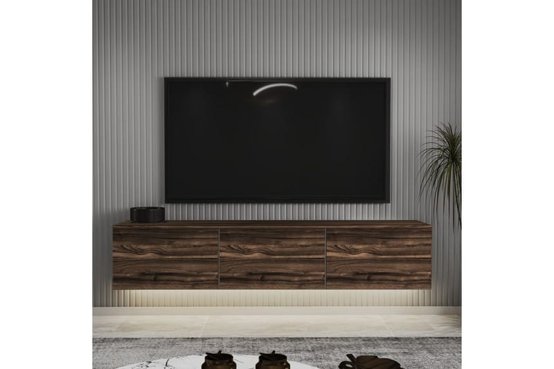 Neon-TV-taso 160 cm - Ruskea - Huonekalut - TV- & Mediakalusteet - Tv taso & Mediataso