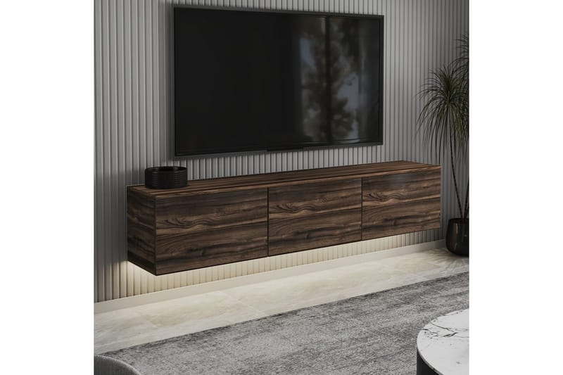Neon-TV-taso 160 cm - Ruskea - Huonekalut - TV- & Mediakalusteet - Tv taso & Mediataso