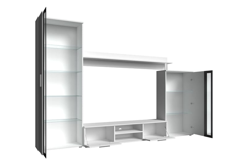 Olerum TV-huonekalusetti 256x40 cm - Luonnonväri - Huonekalut - TV- & Mediakalusteet - TV-kalustepaketti