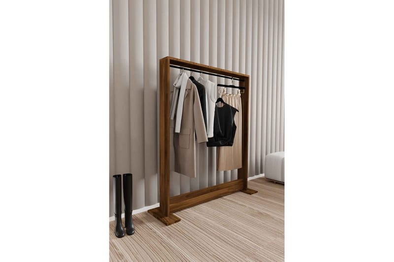 Olyric TV-hylly 124 cm - Pähkinä - Huonekalut - TV- & Mediakalusteet - TV-hyllyt