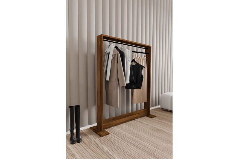 Olyric TV-hylly 124 cm - Pähkinä - Huonekalut - TV- & Mediakalusteet - TV-hyllyt