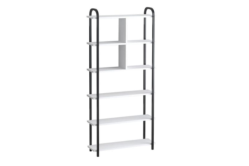 Orvric Kirjahylly 78 cm - Musta/Valkoinen - Säilytys - Hylly - Kirjahylly