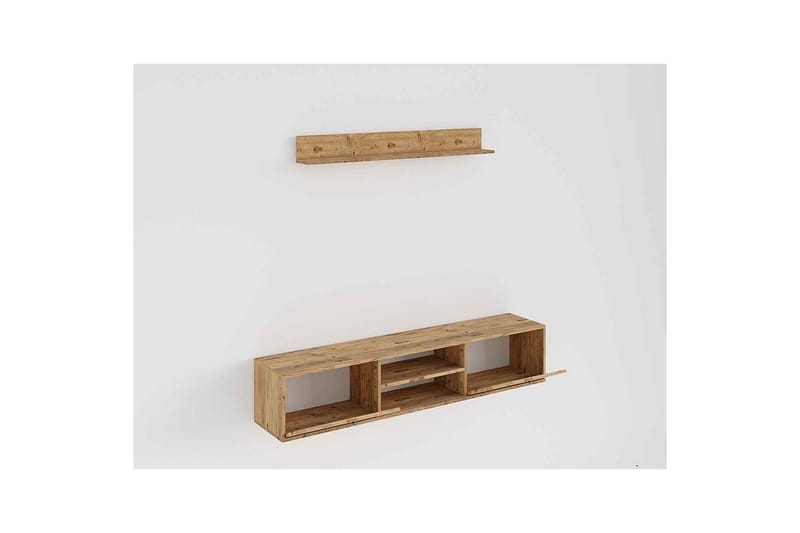 Palgrave TV-hylly 180 cm - Tammi - Huonekalut - TV- & Mediakalusteet - TV-hyllyt