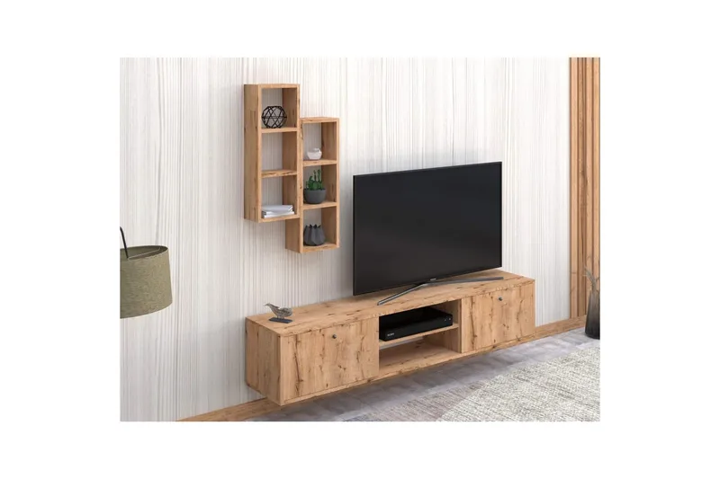 Palgrave TV-kaappi 180 cm - Tammi - Huonekalut - TV- & Mediakalusteet - TV-kaappi