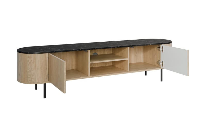 Pantego Tv-Taso 184x40 cm - Valkoinen - Huonekalut - TV- & Mediakalusteet - Tv taso & Mediataso