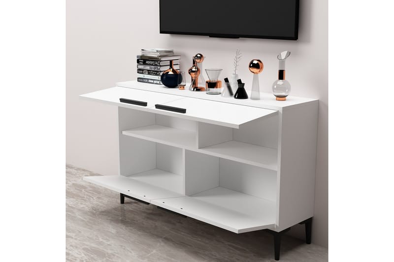 Patro Tv-taso 120 cm - Valkoinen - Huonekalut - TV- & Mediakalusteet - Tv taso & Mediataso