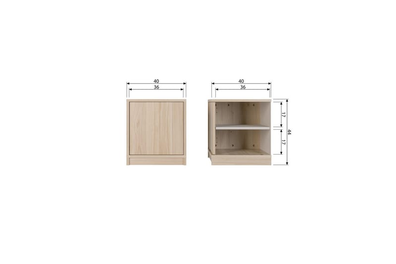 Peruskaappi Modulaarinen - 44x40x40 cm - Huonekalut - TV- & Mediakalusteet - TV-kaappi