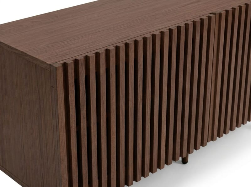 Peyra rimapintainen TV-taso 120 cm - Pähkinä - Huonekalut - TV- & Mediakalusteet - Tv taso & Mediataso