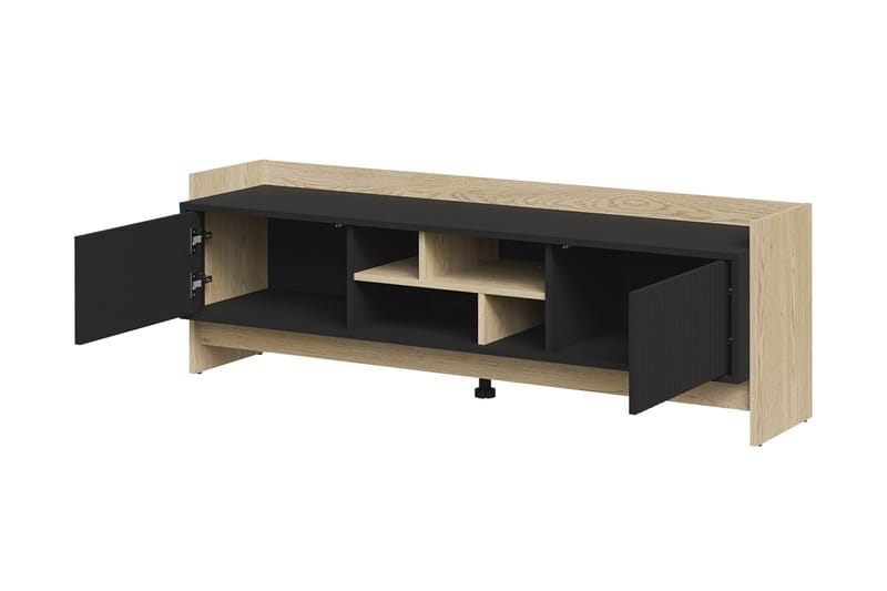 Polina TV-taso 150 cm - Ruskea / Musta - Huonekalut - TV- & Mediakalusteet - Tv taso & Mediataso