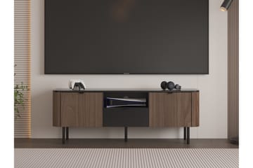 Pollena Tv-Taso 151x39 cm - Ruskea - Huonekalut - TV- & Mediakalusteet - Tv taso & Mediataso