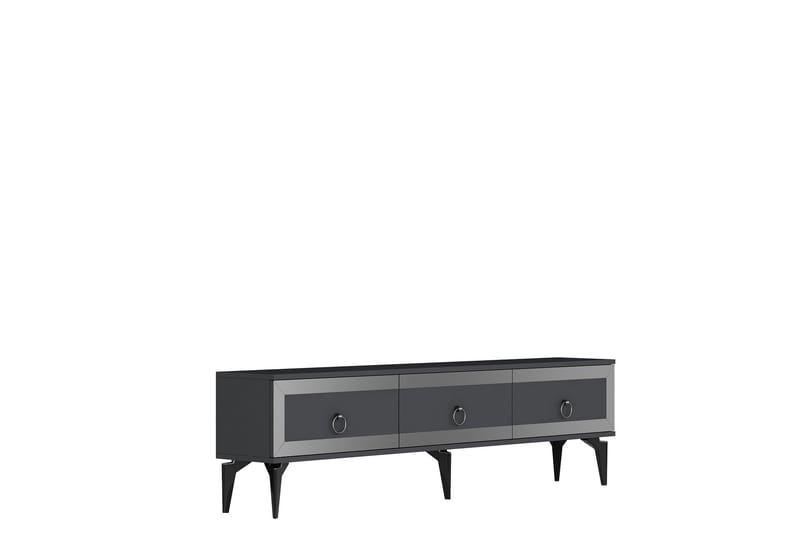Ponny Tv-taso 180 cm - Antrasiitti/Hopea - Huonekalut - TV- & Mediakalusteet - Tv taso & Mediataso