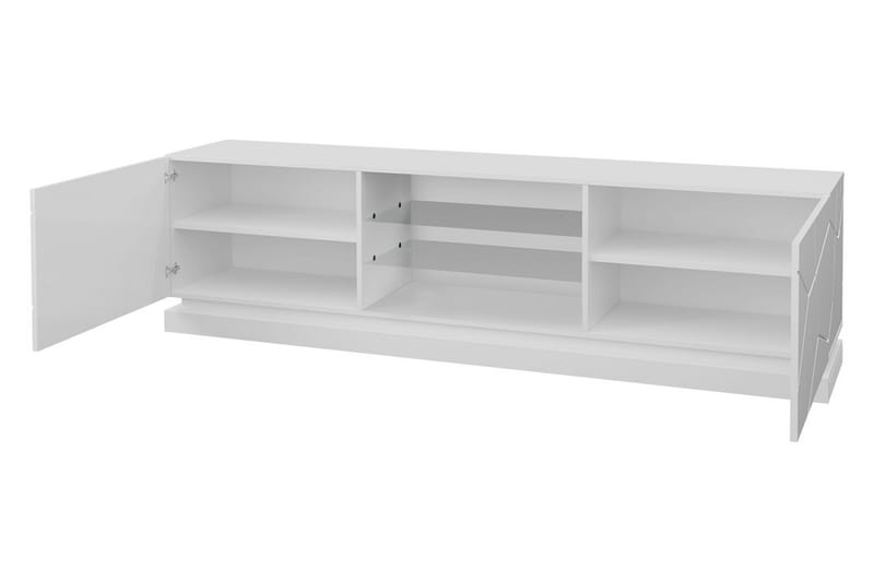 Qiu TV-taso 200 cm - Valkoinen - Huonekalut - TV- & Mediakalusteet - Tv taso & Mediataso