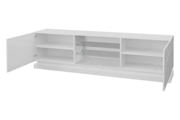 Qiu TV-taso 200 cm - Valkoinen - Huonekalut - TV- & Mediakalusteet - Tv taso & Mediataso