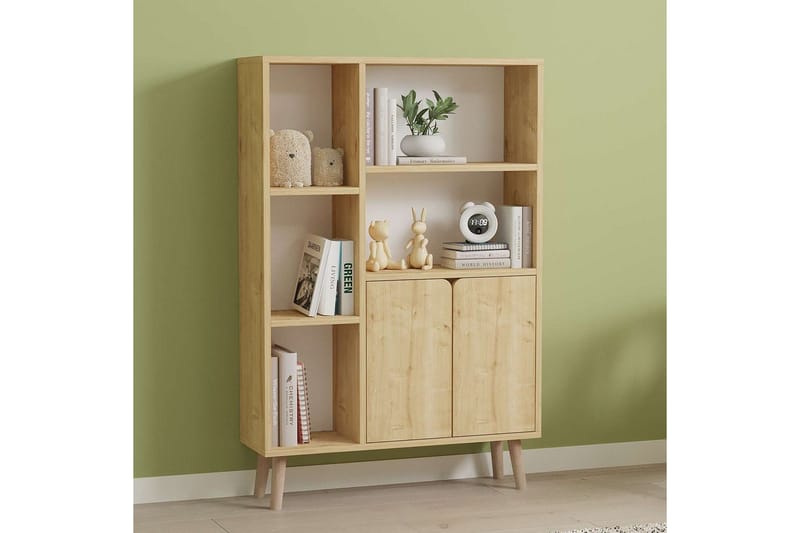 Quorana Kirjahylly 25 cm - Tammi - Säilytys - Hylly - Kirjahylly