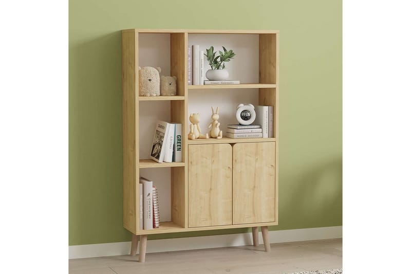 Quorana Kirjahylly 25 cm - Tammi - Säilytys - Hylly - Kirjahylly