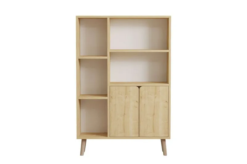 Quorana Kirjahylly 25 cm - Tammi - Säilytys - Hylly - Kirjahylly