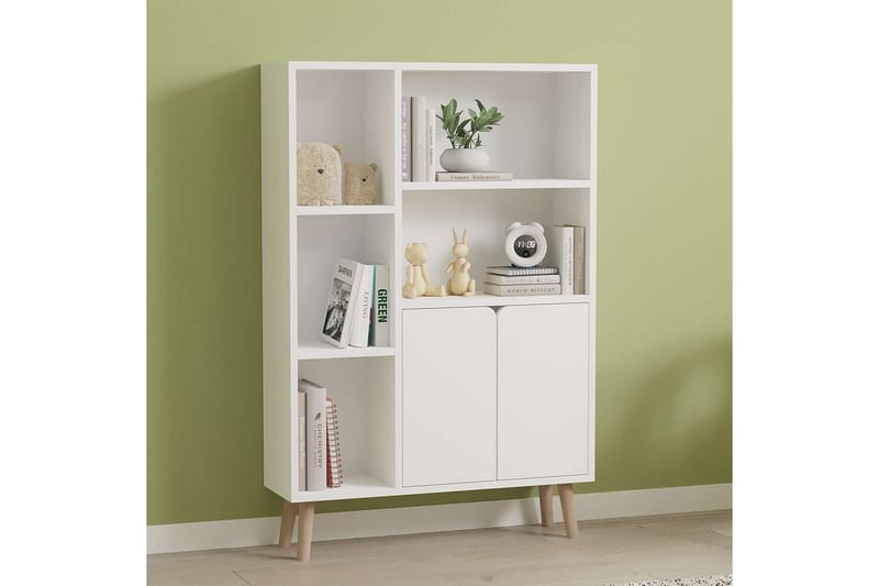 Quorana Kirjahylly 25 cm - Valkoinen - Säilytys - Hylly - Kirjahylly