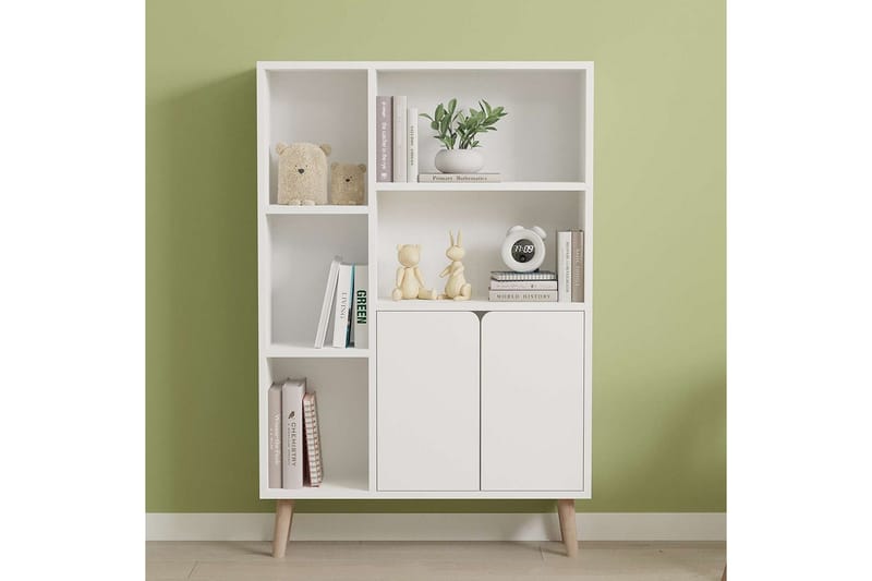 Quorana Kirjahylly 25 cm - Valkoinen - Säilytys - Hylly - Kirjahylly