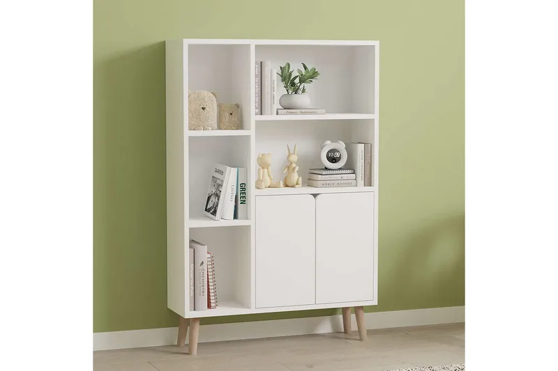 Quorana Kirjahylly 25 cm - Valkoinen - Säilytys - Hylly - Kirjahylly