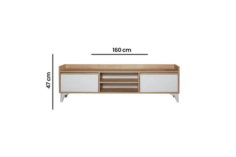 Ranko TV-taso 160 cm - Monivärinen - Huonekalut - TV- & Mediakalusteet - Tv taso & Mediataso