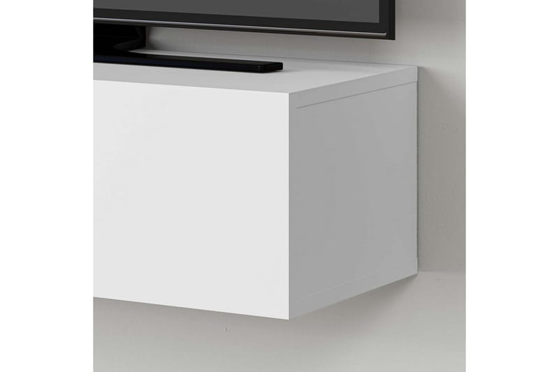 Rasab TV-taso 135 cm - Valkoinen - Huonekalut - TV- & Mediakalusteet - Tv taso & Mediataso