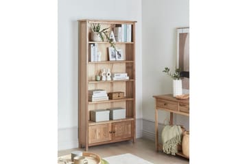 Salton kirjahylly 85 cm tammi - Vaaleanruskea - Säilytys - Hylly - Kirjahylly