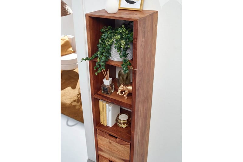 Seinähylly Wohnling Kiinteä puurakenteinen seinään kiinnitettävä 2-laatikollinen säilytys 150 cm maalaistyyli - Talo & remontointi - Keittiö & kylpyhuone - Keittiö & kodinhoitohuone - Keittiön sisustus - Keittiöhylly