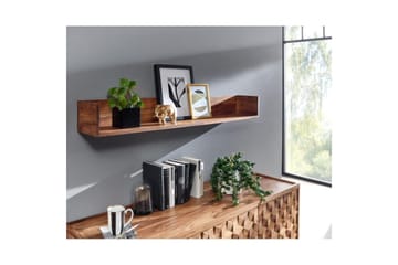 Seinähylly Wohnling Kiinteä puurakenne seinään kiinnitettävä 120 cm maalaistyyli - Talo & remontointi - Keittiö & kylpyhuone - Keittiö & kodinhoitohuone - Keittiön sisustus - Keittiöhylly