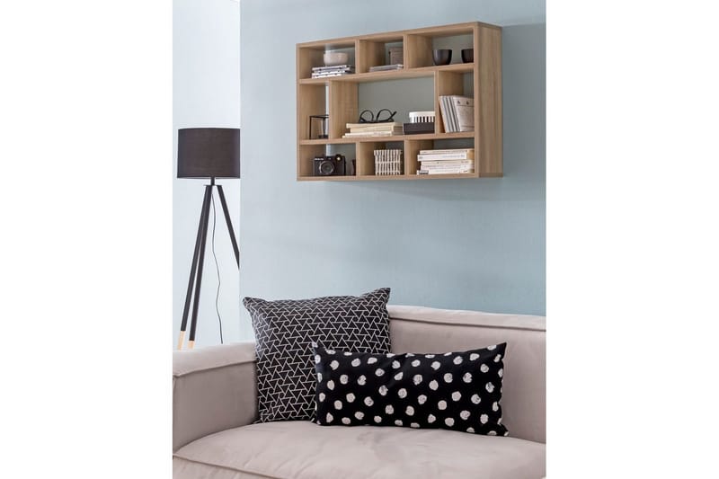 Seinähylly Wohnling melamiinipäällystetty lastulevy, kirjasäilytys, seinäkiinnitys, moderni tyyli Sonoma - Sonoma - Talo & remontointi - Keittiö & kylpyhuone - Keittiö & kodinhoitohuone - Keittiön sisustus - Keittiöhylly